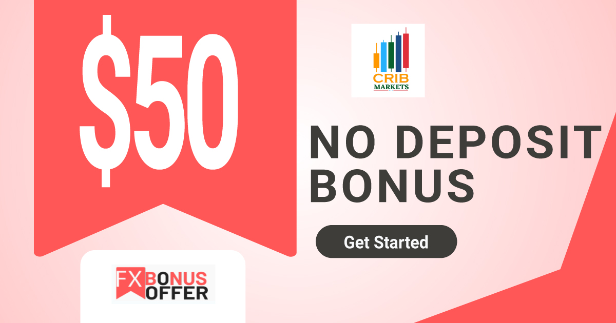 Crib Markets 50 USD Forex No Deposit Bonus