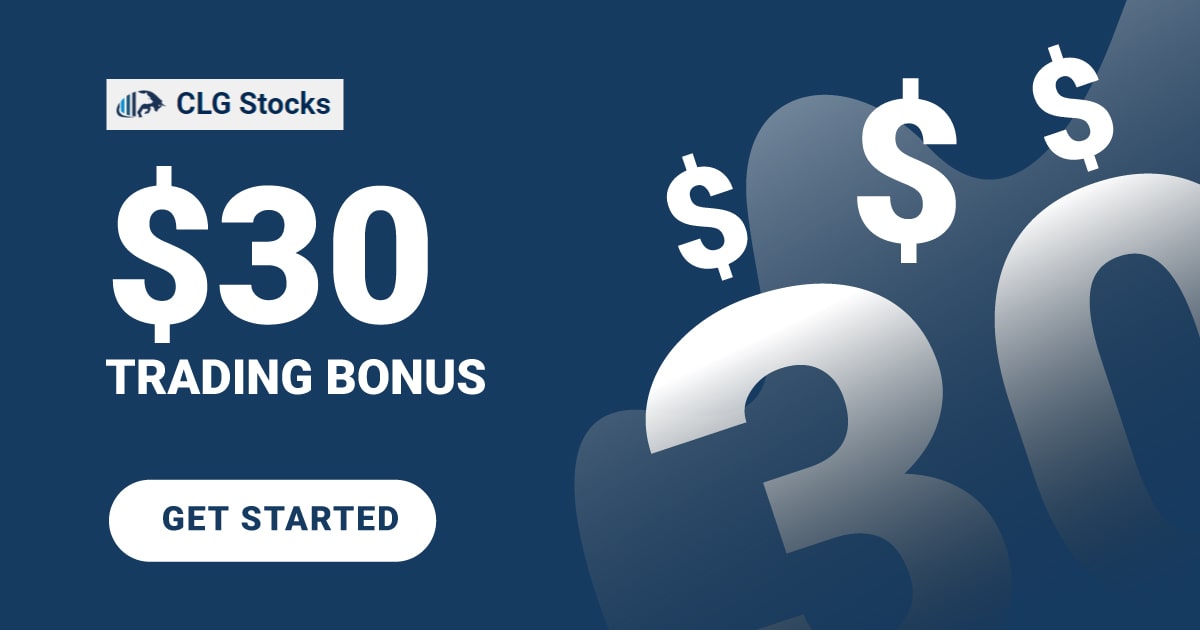 Get $30 No Deposit Bonus CLG Stocks