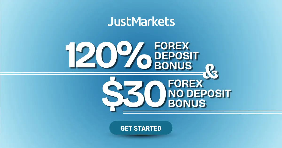 JustMarkets Gives a 120% Increase to New Forex Deposits