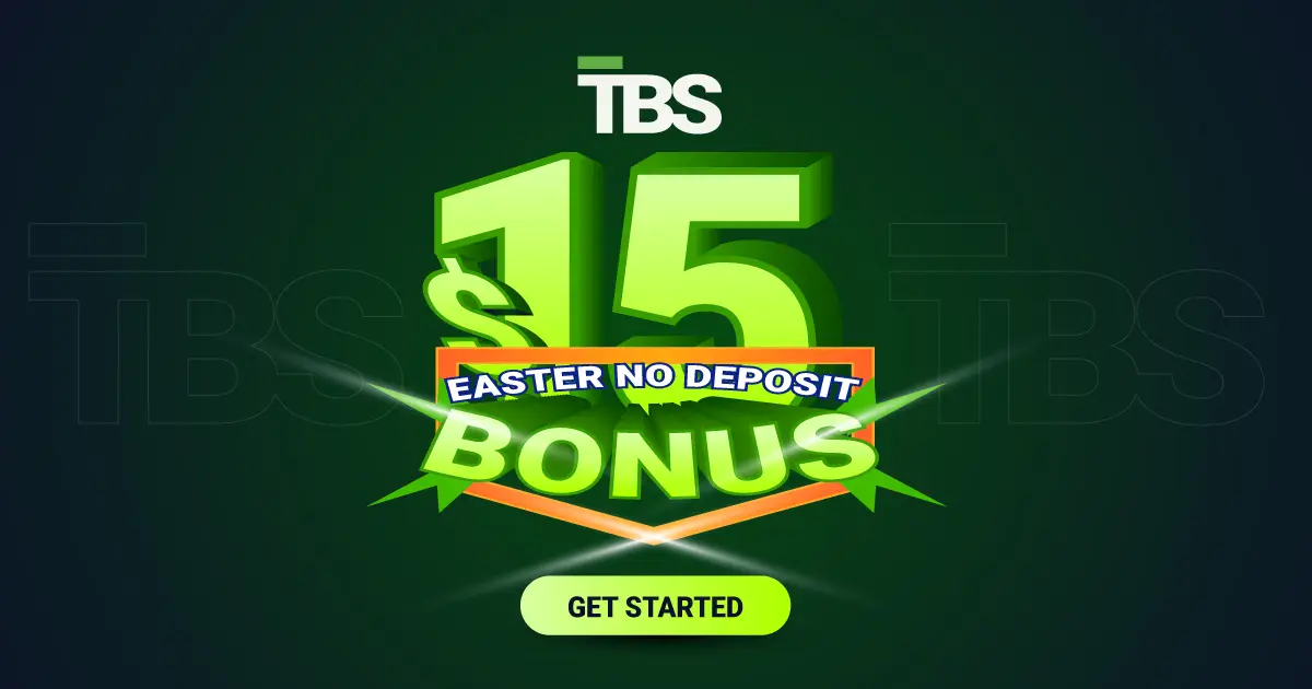 The $15 Easter Forex Free No Deposit Bonus from TBS