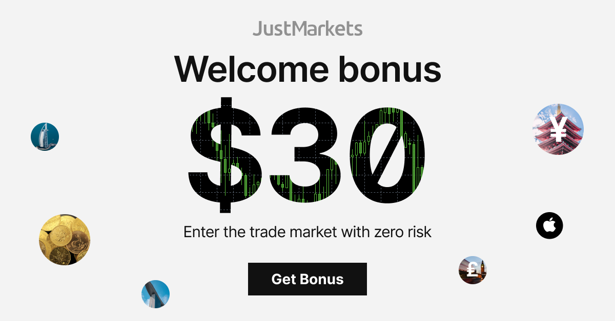 Just Global Markets Offer of $30 with No Required Deposit